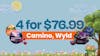 4 for $76.99 - Camino and Wyld Gummies