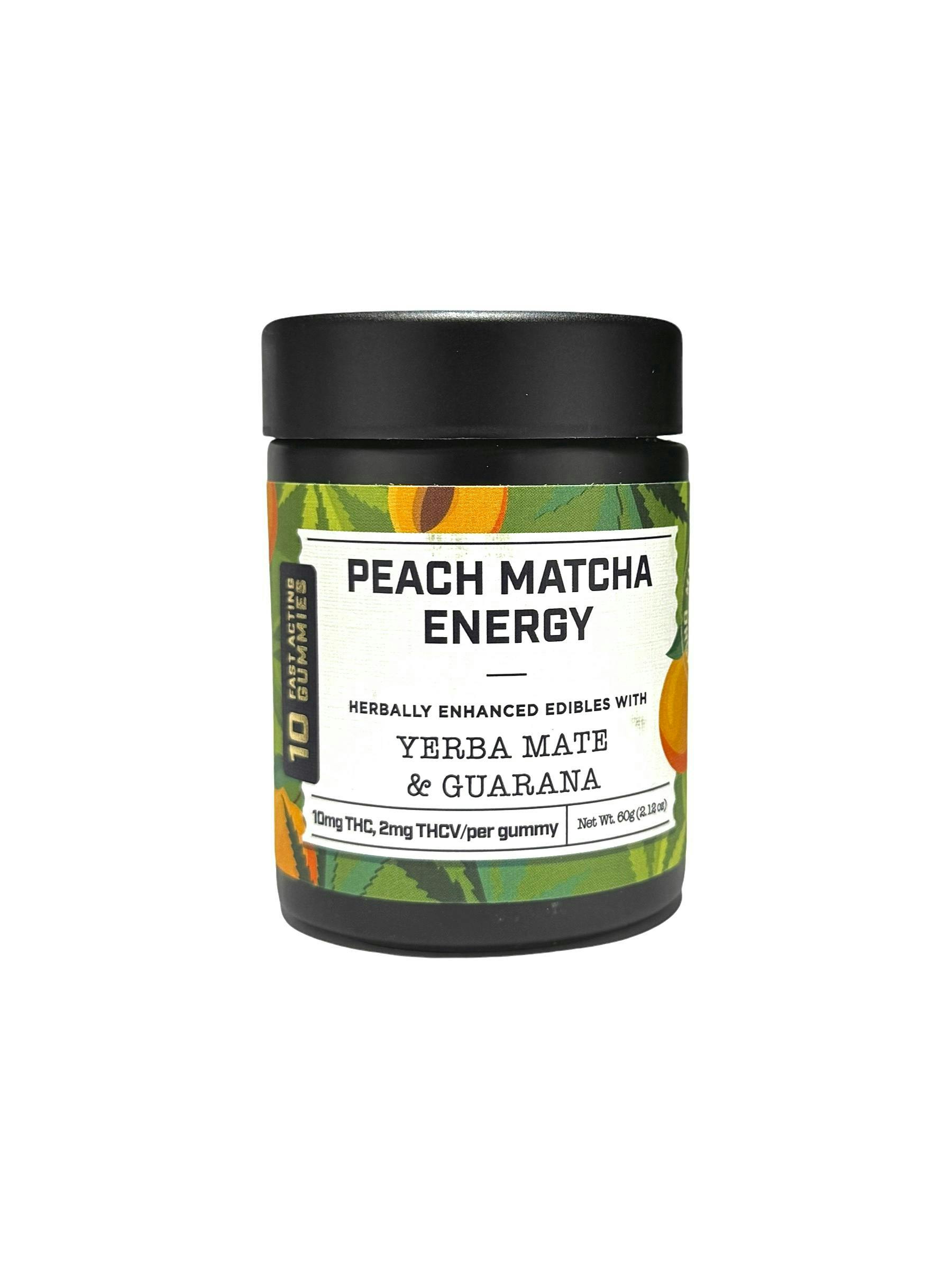Supernaturals Peach Matcha Energy 10pk 100mg Gummies