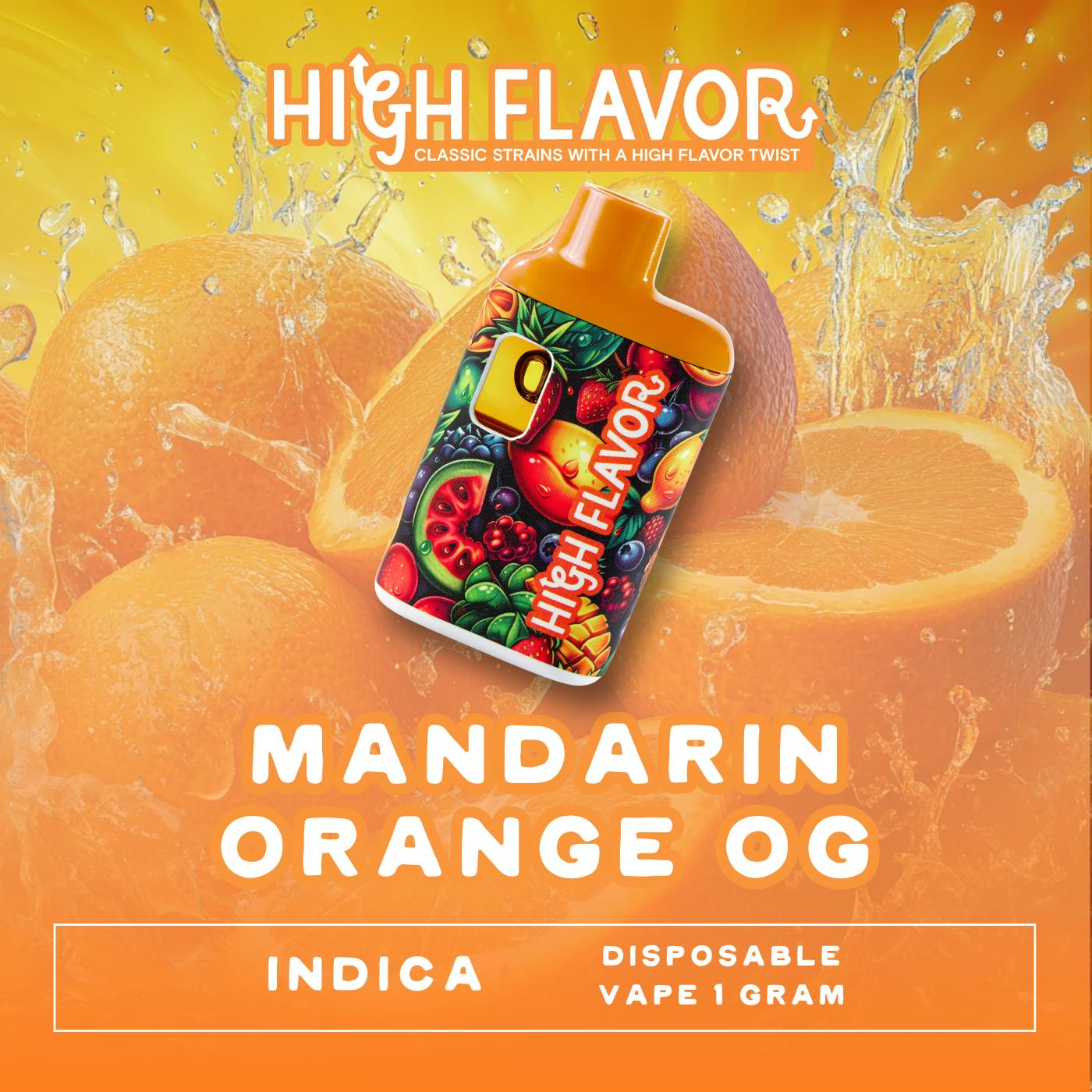 New!!! Mandarin Orange OG I Disposable Vape