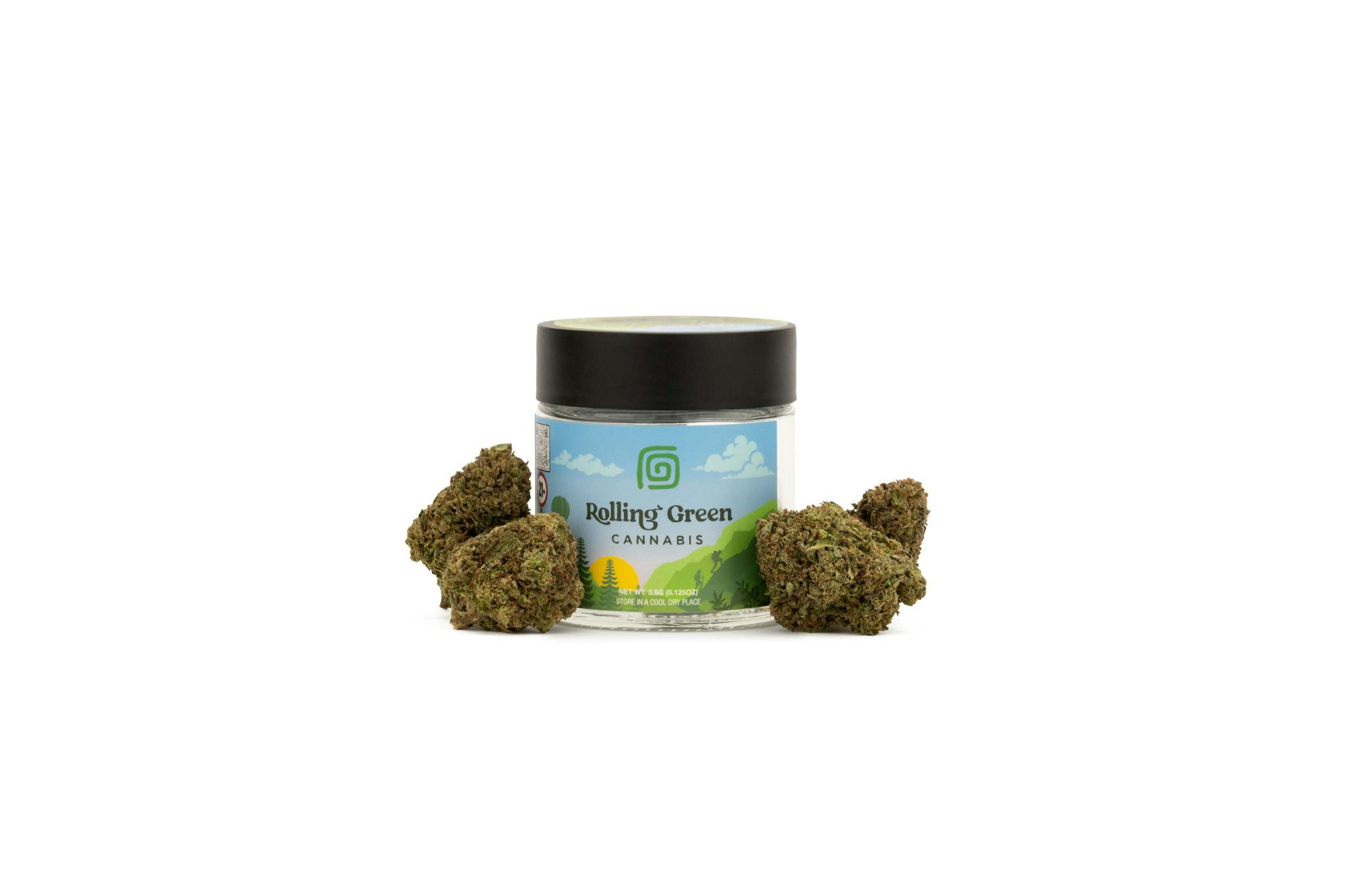 Rolling Green | Banana Cream Gelato | Flower