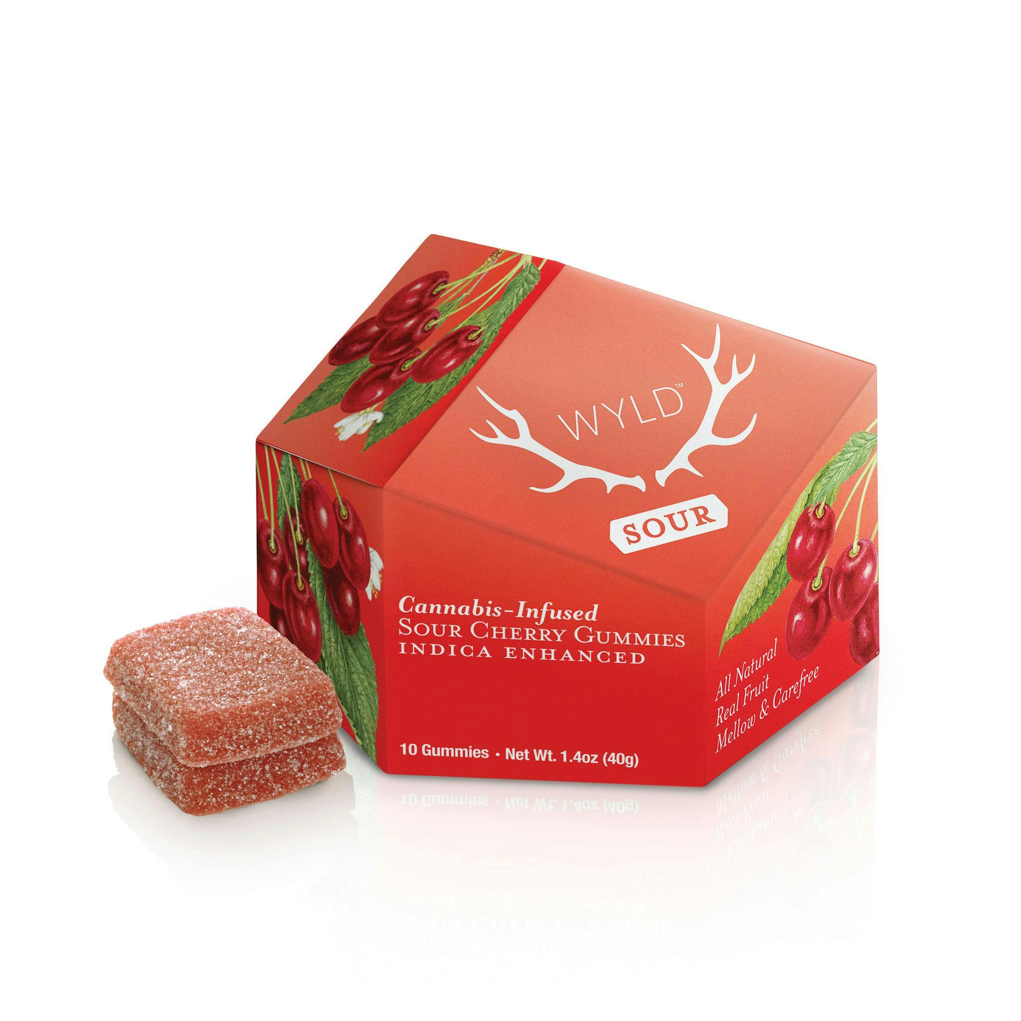 Photo of Sour Cherry Indica Enhanced Gummies