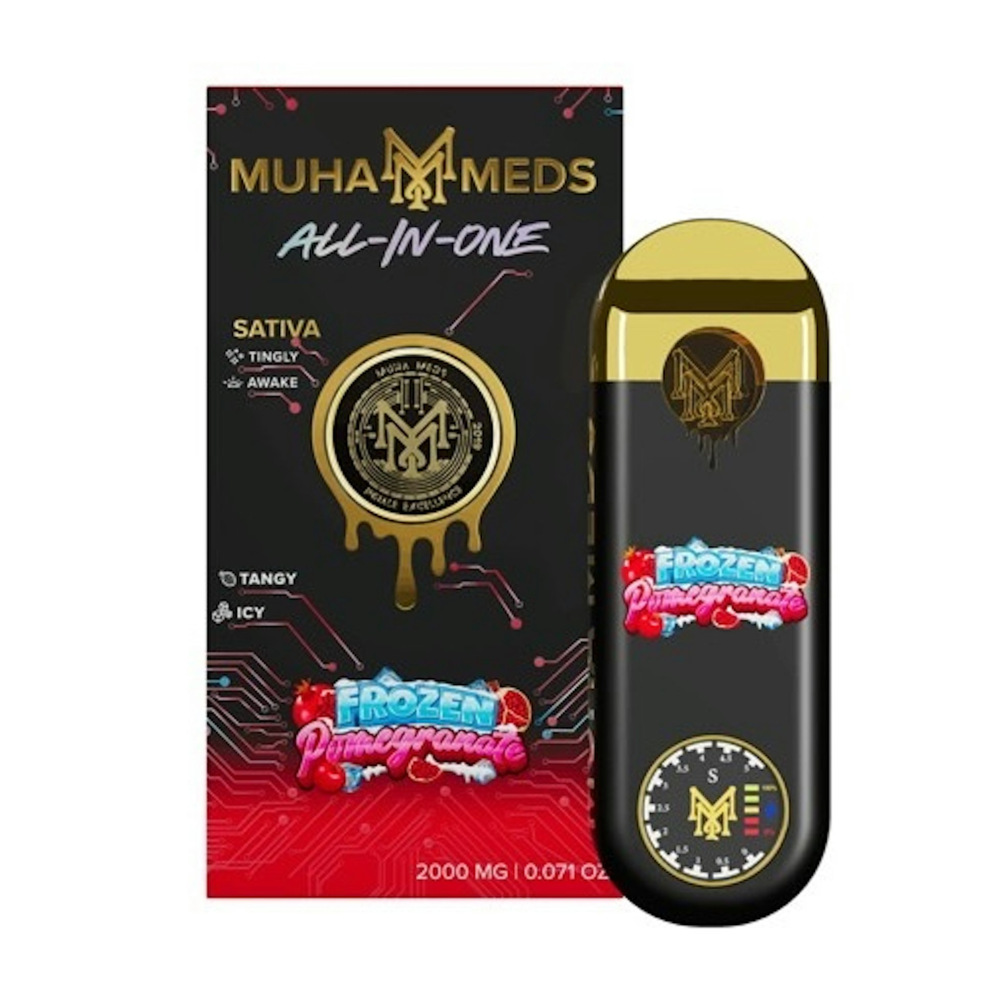 Muha Meds V3.1 - Frozen Pomegranate Disposable