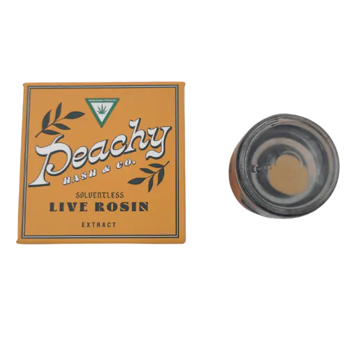 Peachy Hash | GMO 1g Live Rosin-active