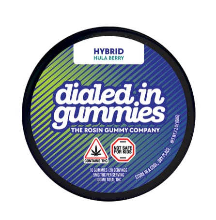 Product Dialed In Classic | Hula Berry | Rosin Gummies | 100mg