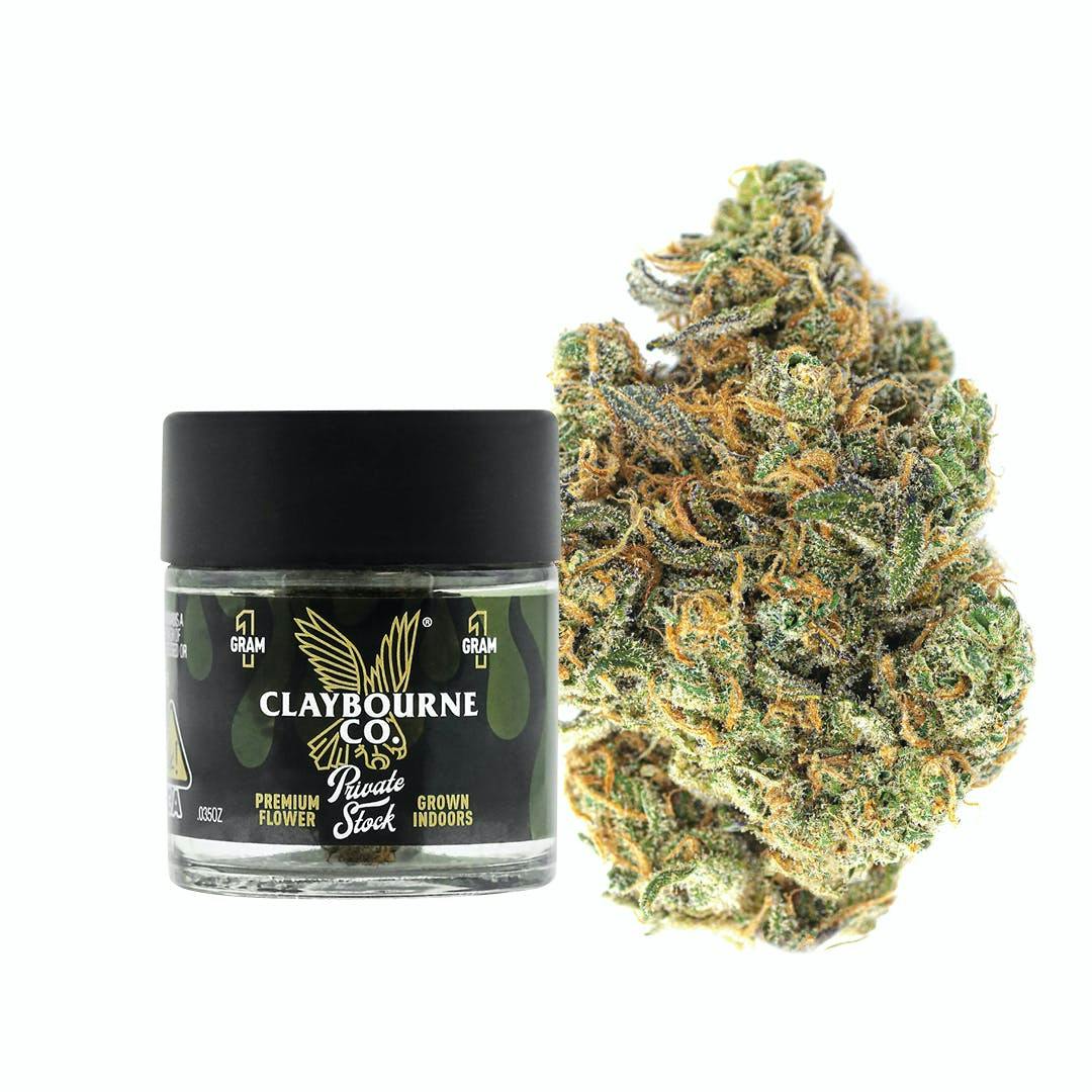 Claybourne Co. Blue Dream Private Stock Flower. 100% Indoor Grown.