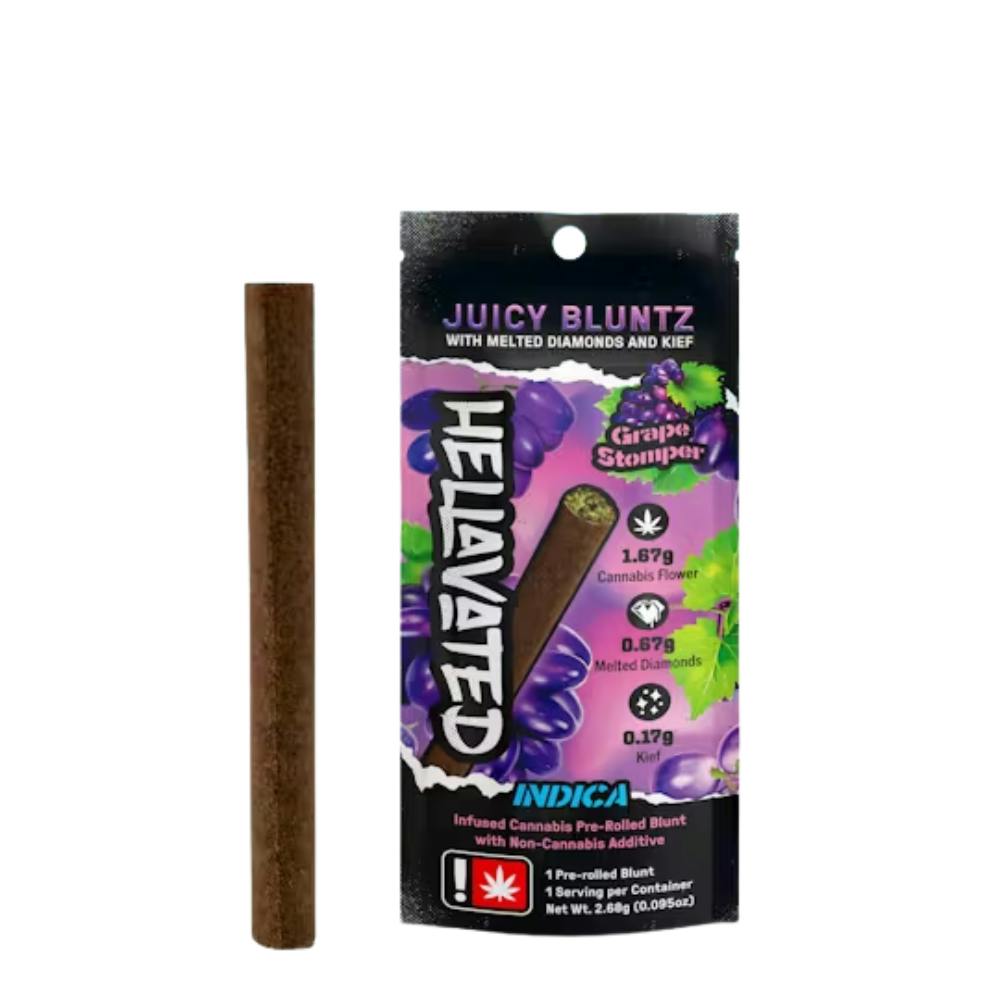 Pre-Roll - Hellavated - Grape Stomper (Infused Blunt)-0