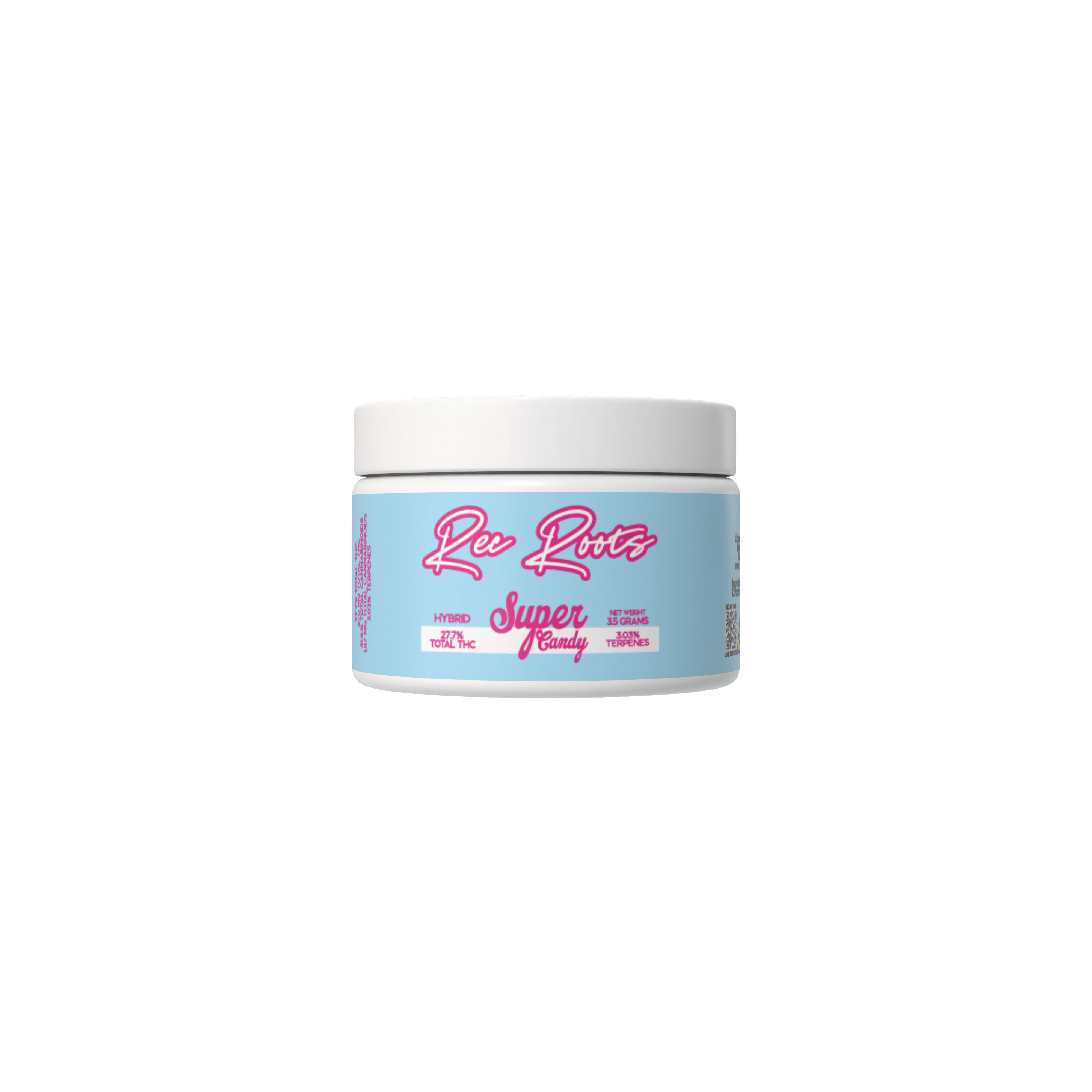 Rec Roots | 3.5g flower Jar | Super Candy