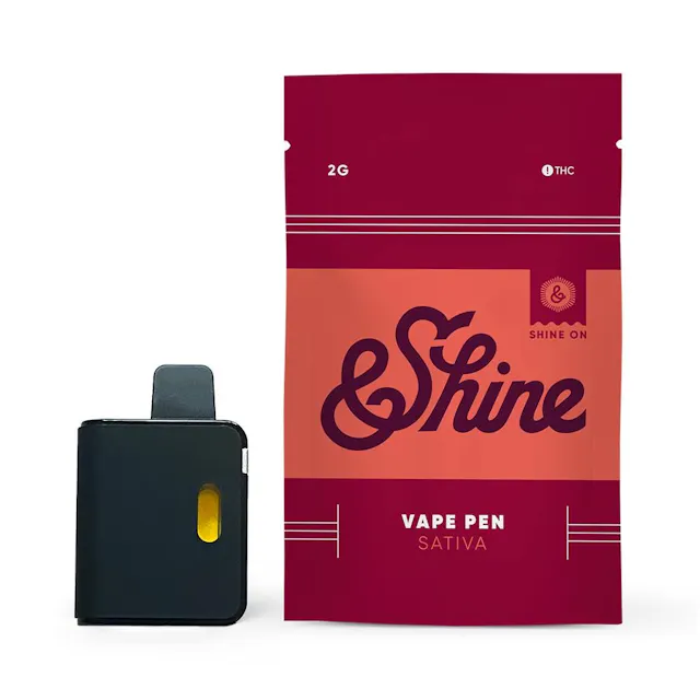 &Shine Disposable Durban Poison 2g (sativa, disposables)