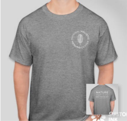 National Holistic T-Shirt Gray - M