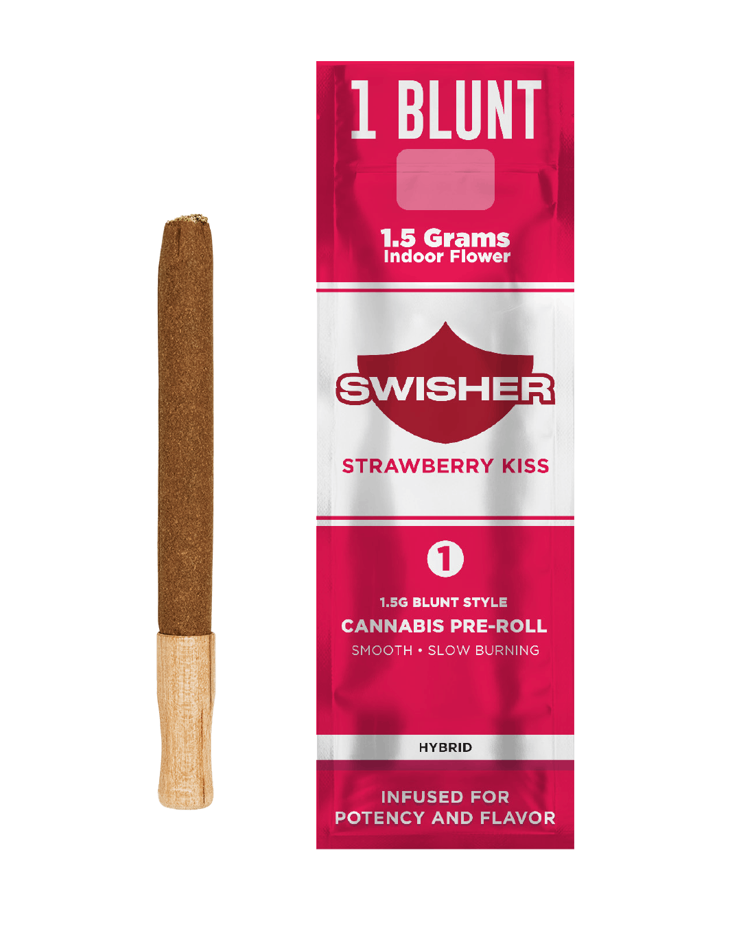 Swisher - 1.5g Infused Blunt - Strawberry Kiss (H)
