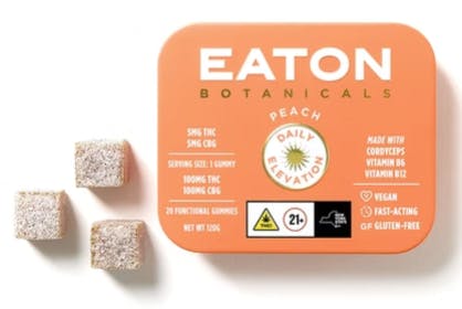Eaton Botanicals | Peach | Daily Elevation Gummies image 0