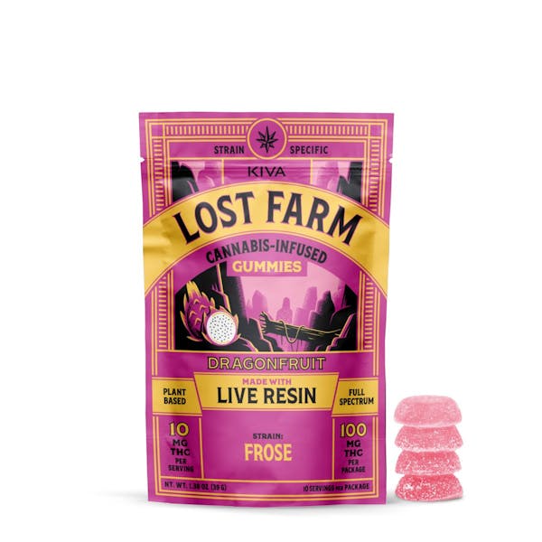 Lost Farm - Dragonfruit x Frose Resin Gummies (10pk) - 100mg