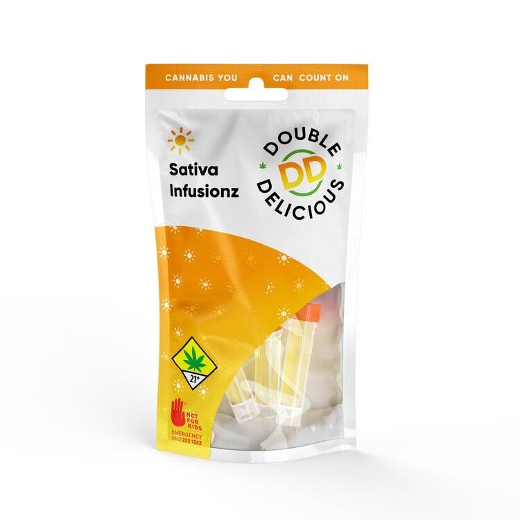 Double Delicious: Sativa Super Infusionz - 3pk 600mg
