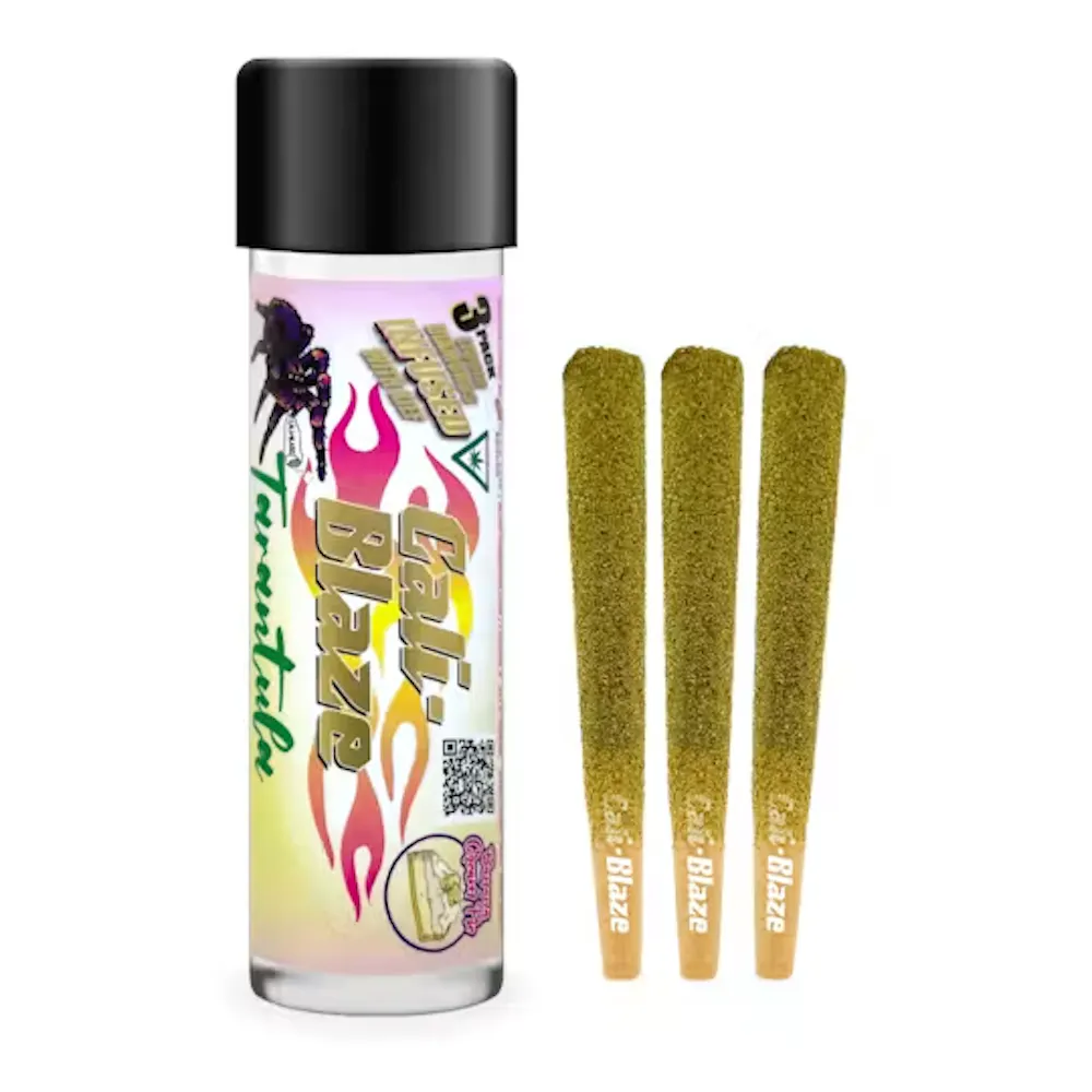 Product Cali-Blaze | Banana Cream Pie | Tarantula | Infused Prerolls /3pk