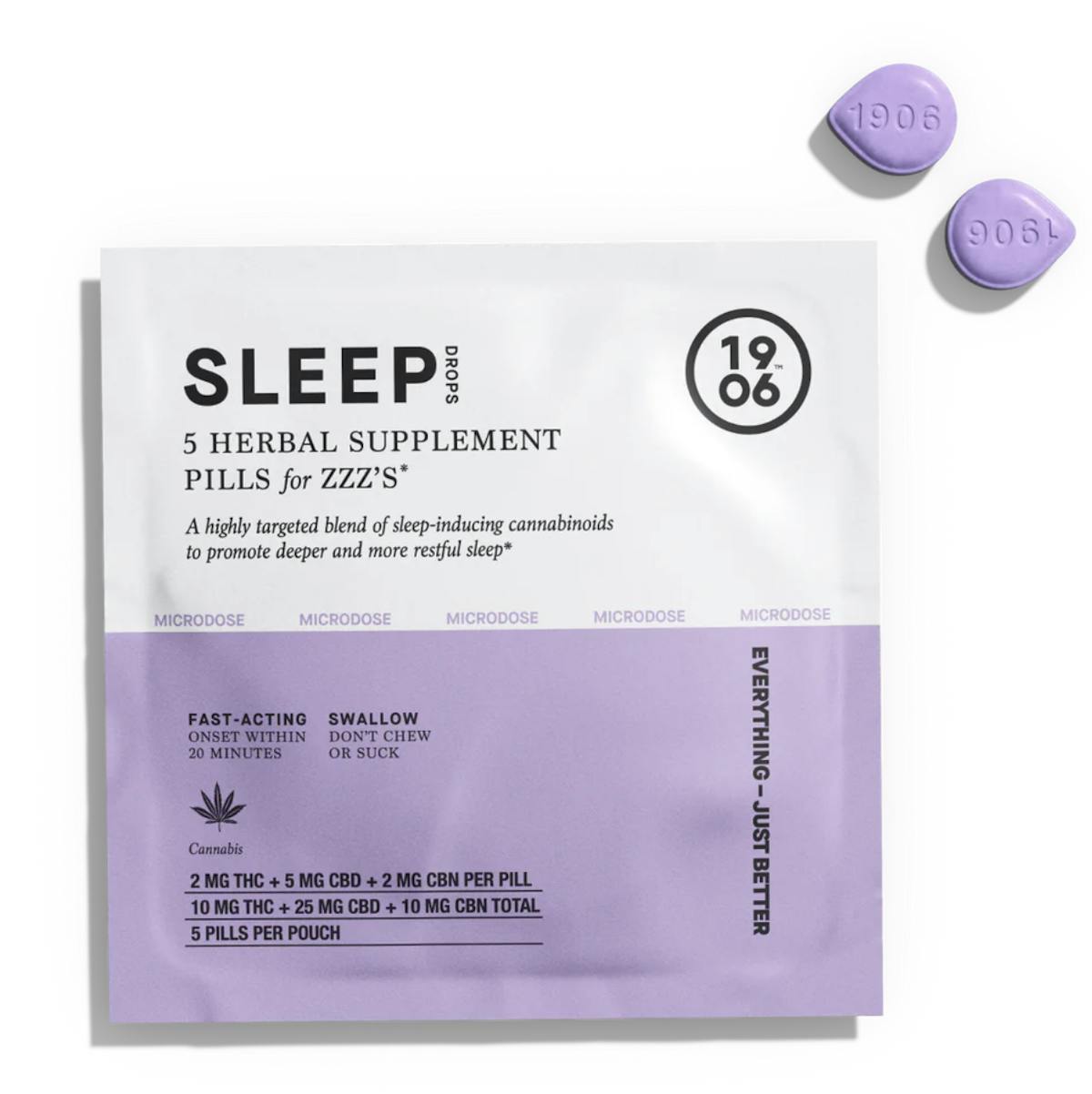 Photo of 1906 – Sleep Drops Pouch – 2 Pills