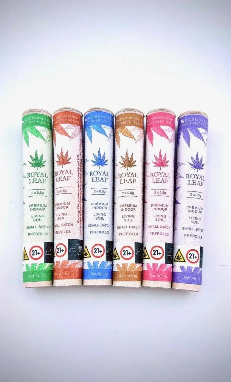 Product Royal Leaf - Black Maple - 1g - Half Gram Pre Roll Pack (2)