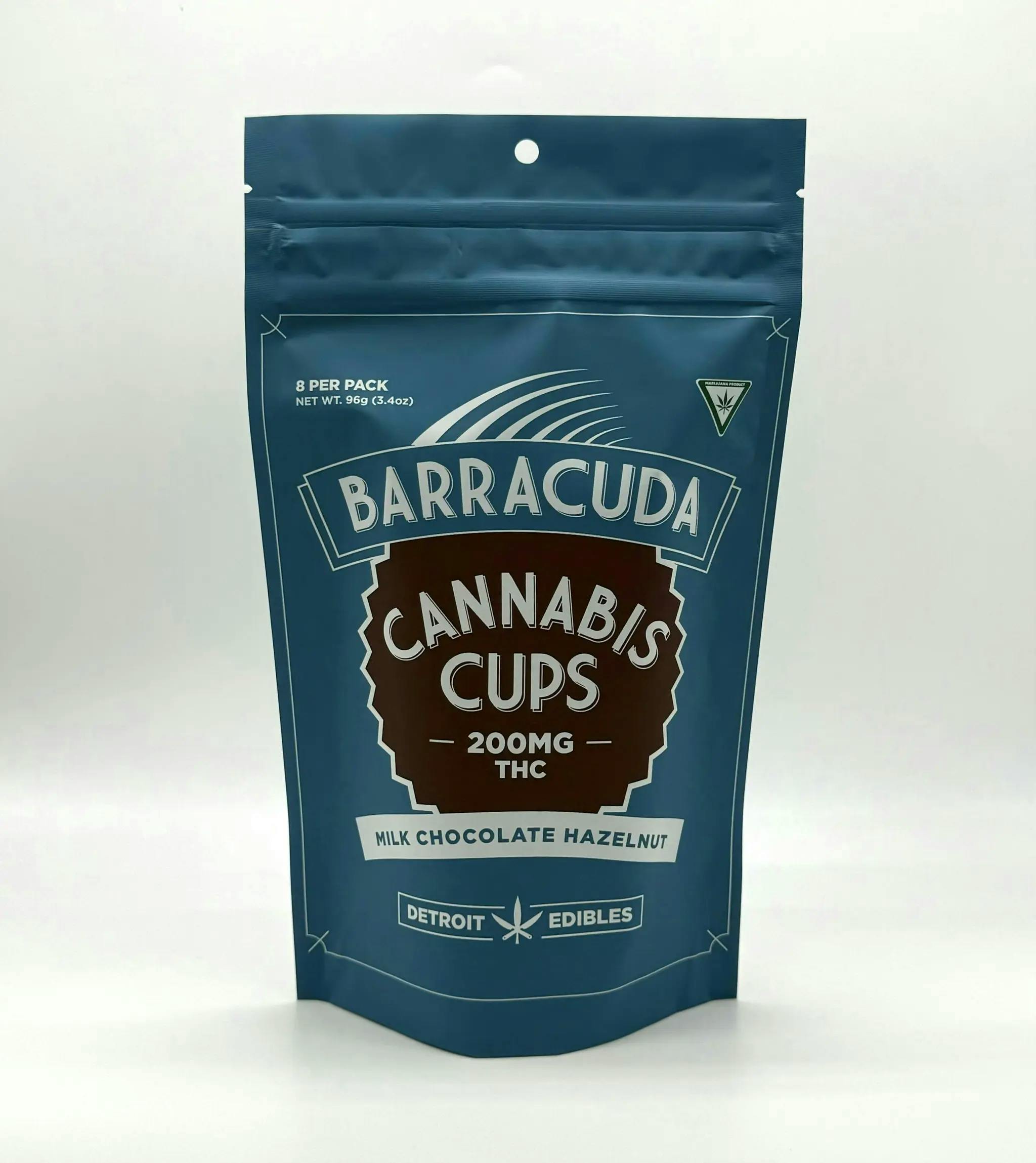 Barracuda - 200mg Cups - Milk Chocolate Hazelnut