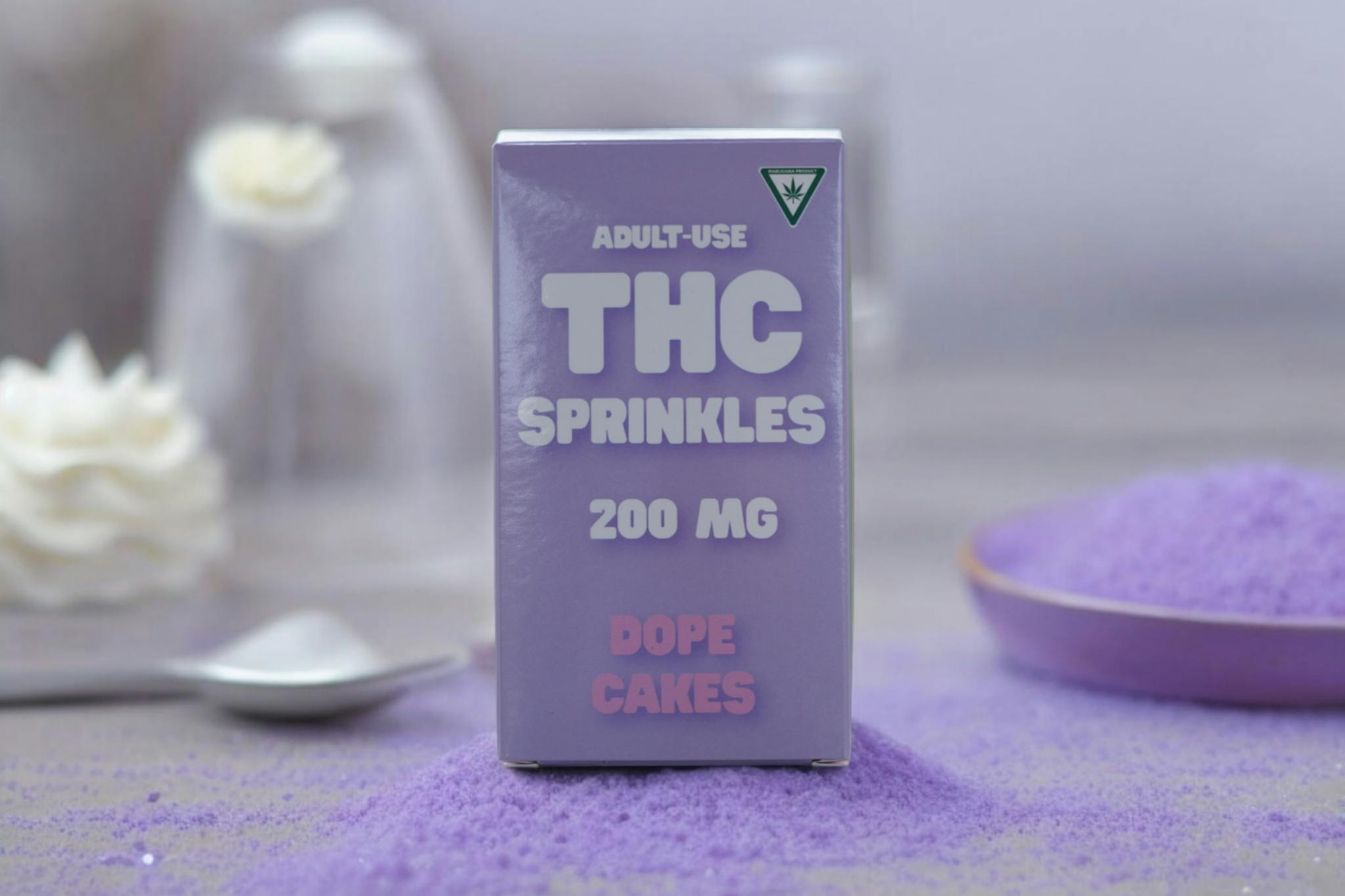 Product: Dope Cakes | THC Sprinkles - 200mg - Pink