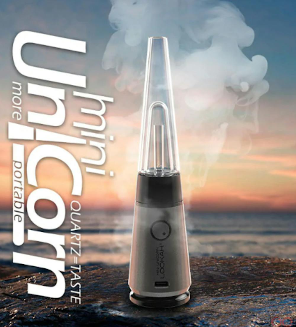 Product Lookah | Unicorn Mini Portable Dab Rig | Red