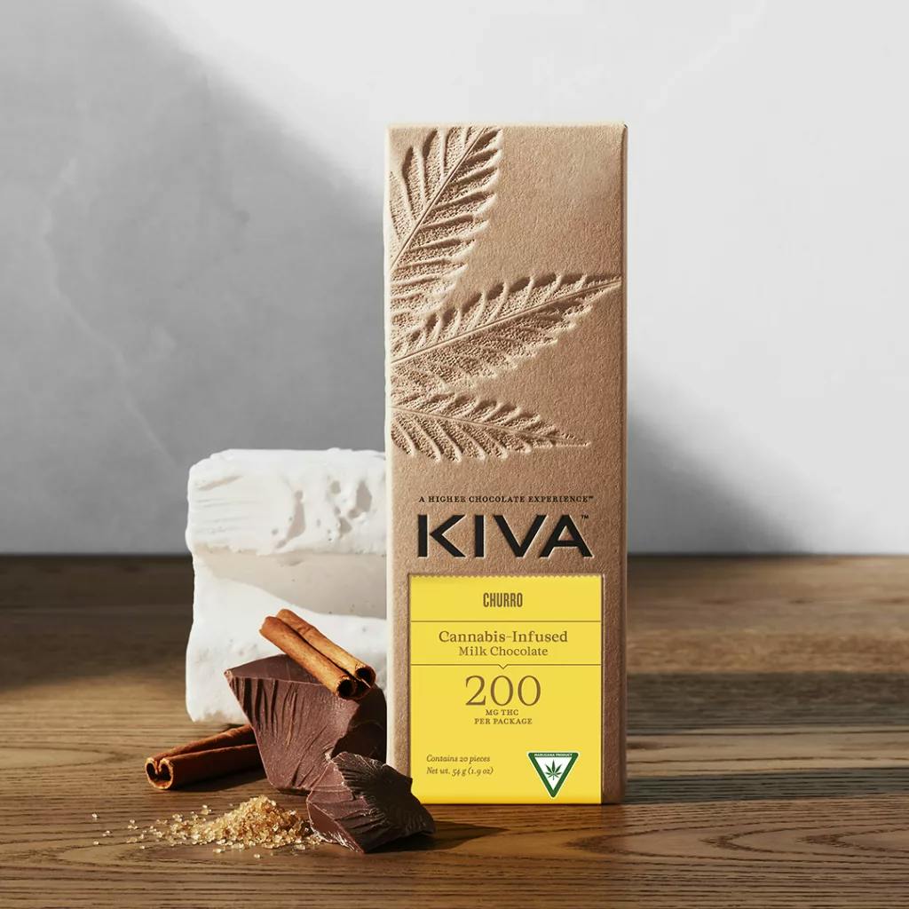 Product: Kiva | Chocloate Bar - 200mg - Churro