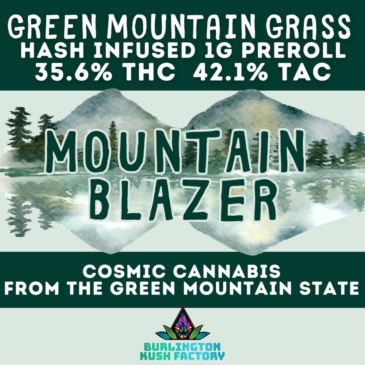 Image of Mountain Blazer | 1g Hash Infused Preroll
