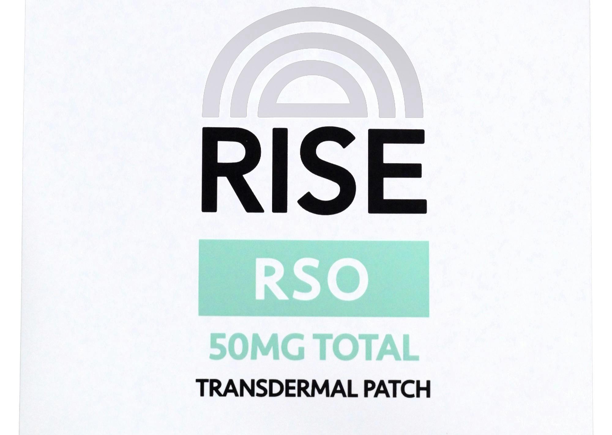 Product: RISE | Transdermal Patch | RSO | 50mg