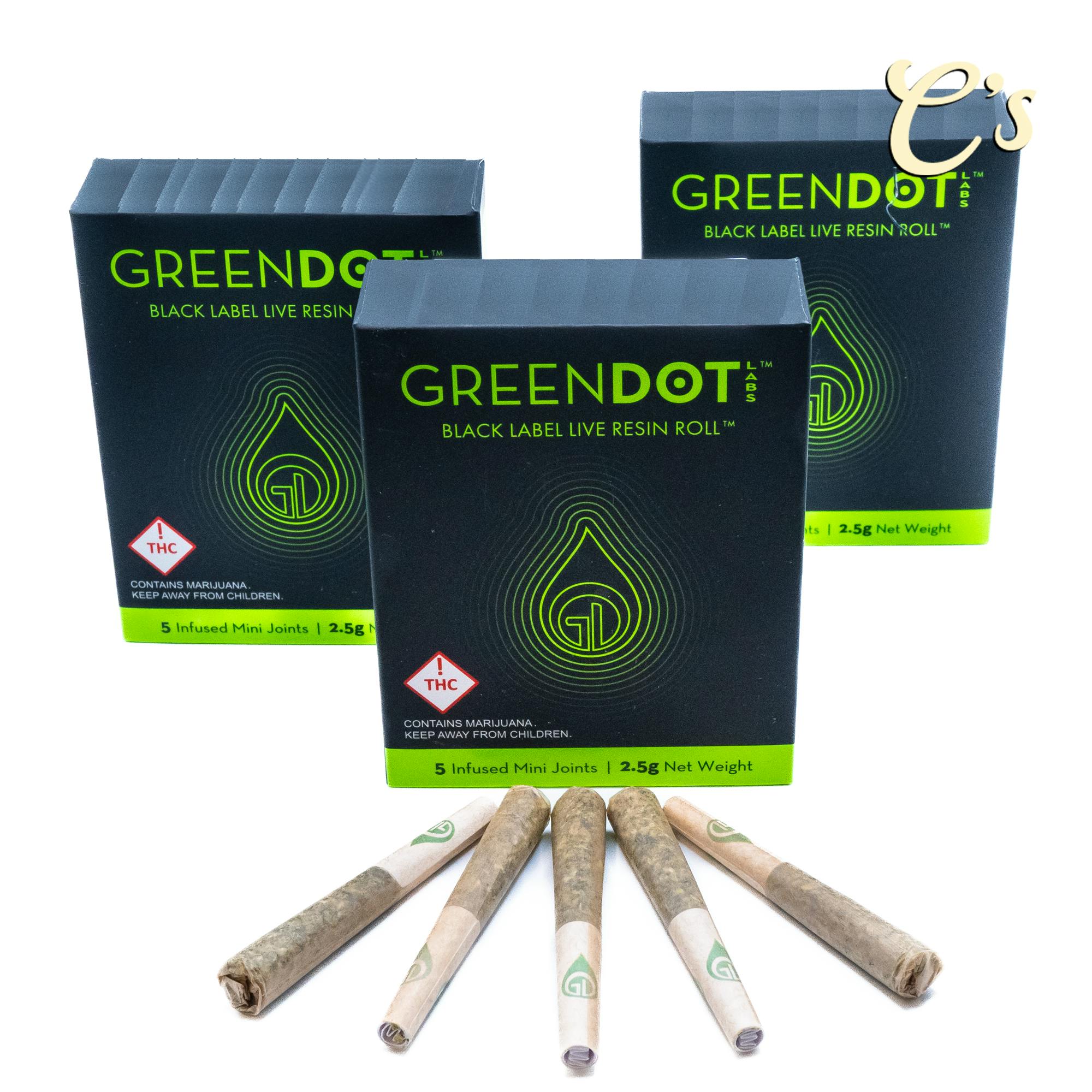 Green Dot | BL Live Resin Mini Roll Pack | Fortissimo +