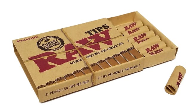 Product NC RAW Tips - Pre-Rolled Tips 21pk