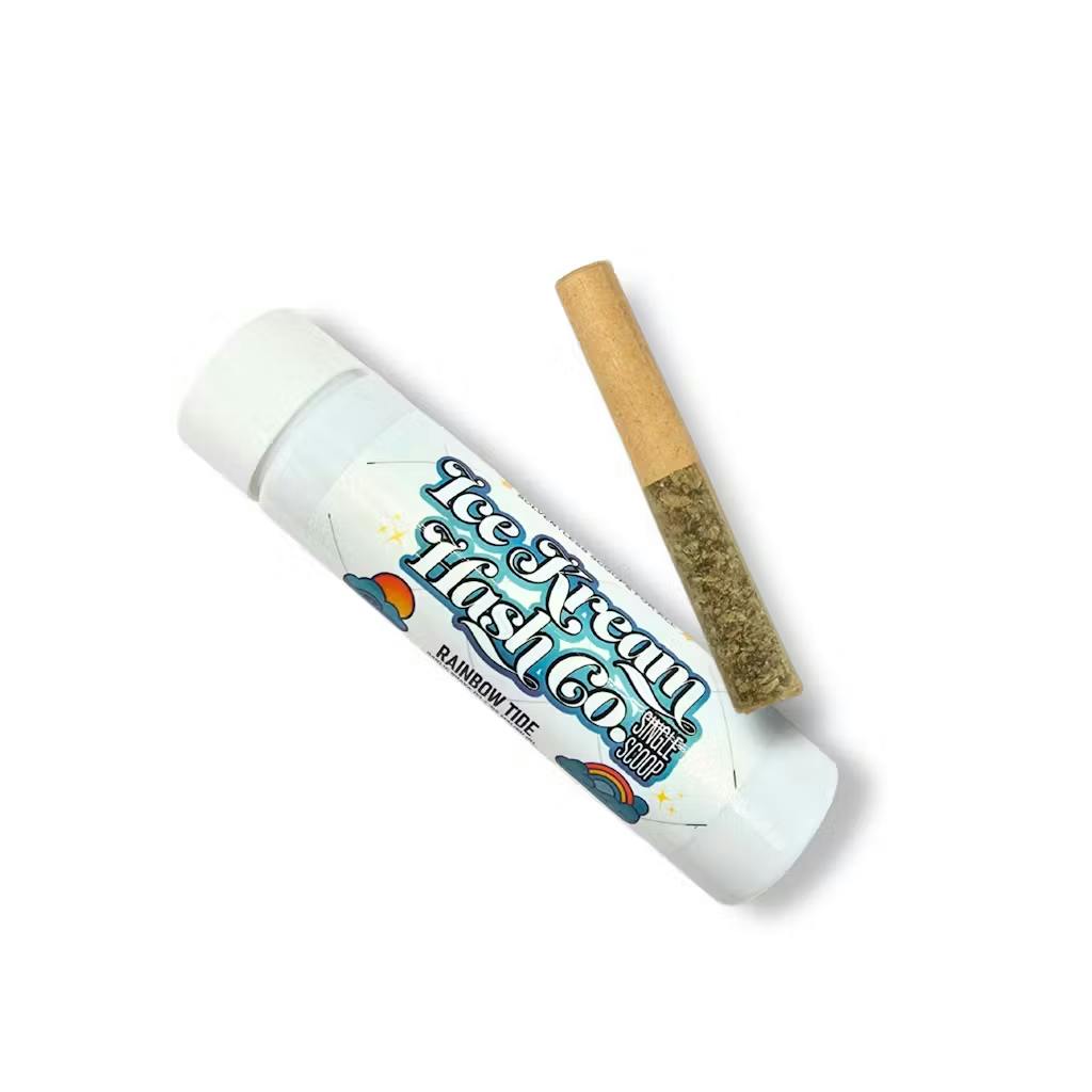 Ice Kream Hash - .5g Rosin Infused Preroll - Rainbow Tide