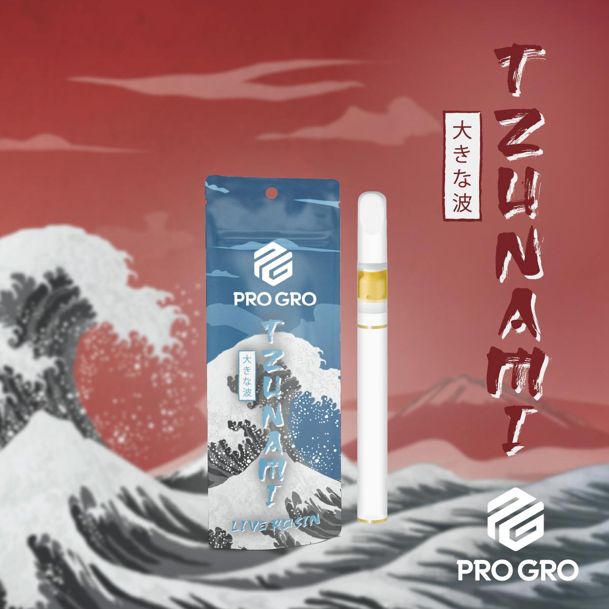 Pro Gro - .5g Live Rosin Disposable - Tzunami