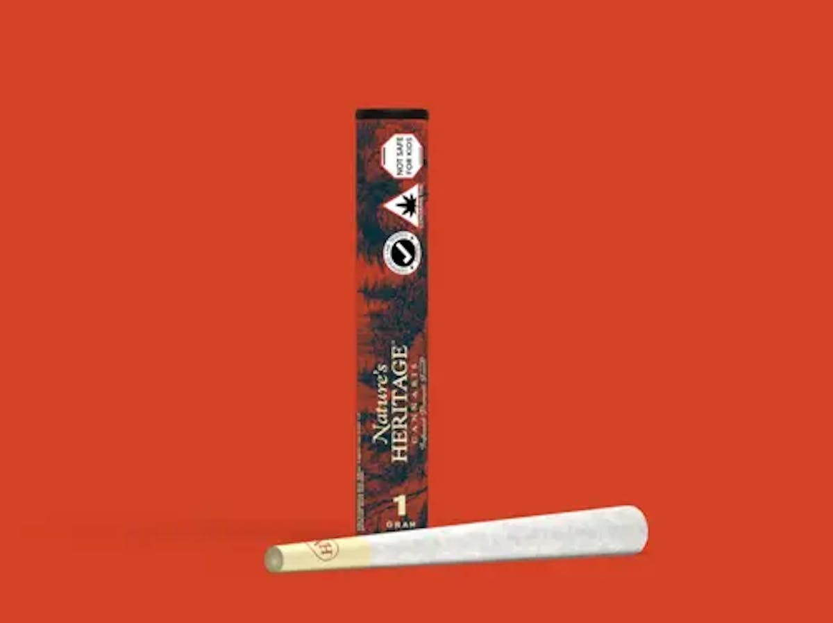 Photo of Nature’s Heritage Double Krush Bubble Hash Infused Preroll