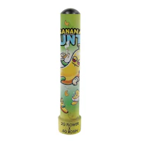 North Coast x Pressure Pack x Pure Coast - 2.5g Rice Paper Donut Tier 1 - Banana Runtz - product image at King of Budz