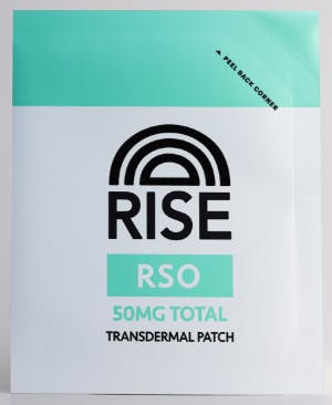 Product: RISE | RSO TRANSDERMAL PATCH | 50MG