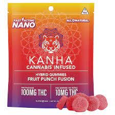 Product 10mg Nano Fruit Punch Hybrid Gummies 10pk/20 serv.