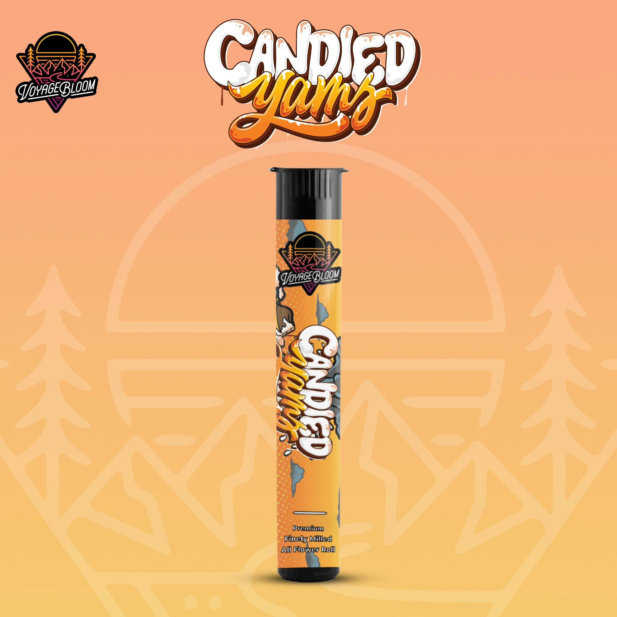 Voyage Bloom - 1g Preroll - Candied Yams