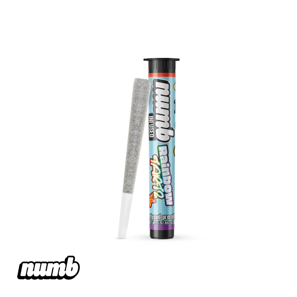 Numb - Infused Pre-roll 1.2g - Rainbow Tartz | Timber Cannabis Co.