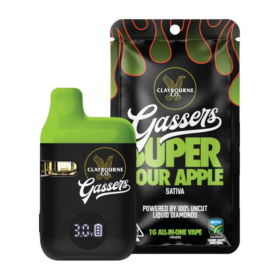 SUPER SOUR APPLE GASSERS LIQUID DIMONDS ALL-IN-ONE