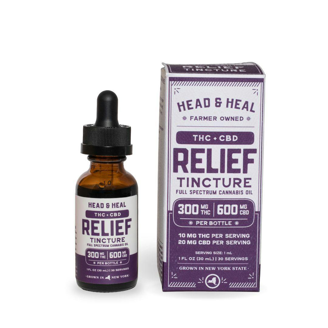Head & Heal Relief | 1:2 - TINCTURES cannabis product, .3g