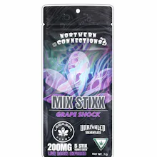 Northern Connections - 200mg Rosin THC Mix Stix - Grape Shock