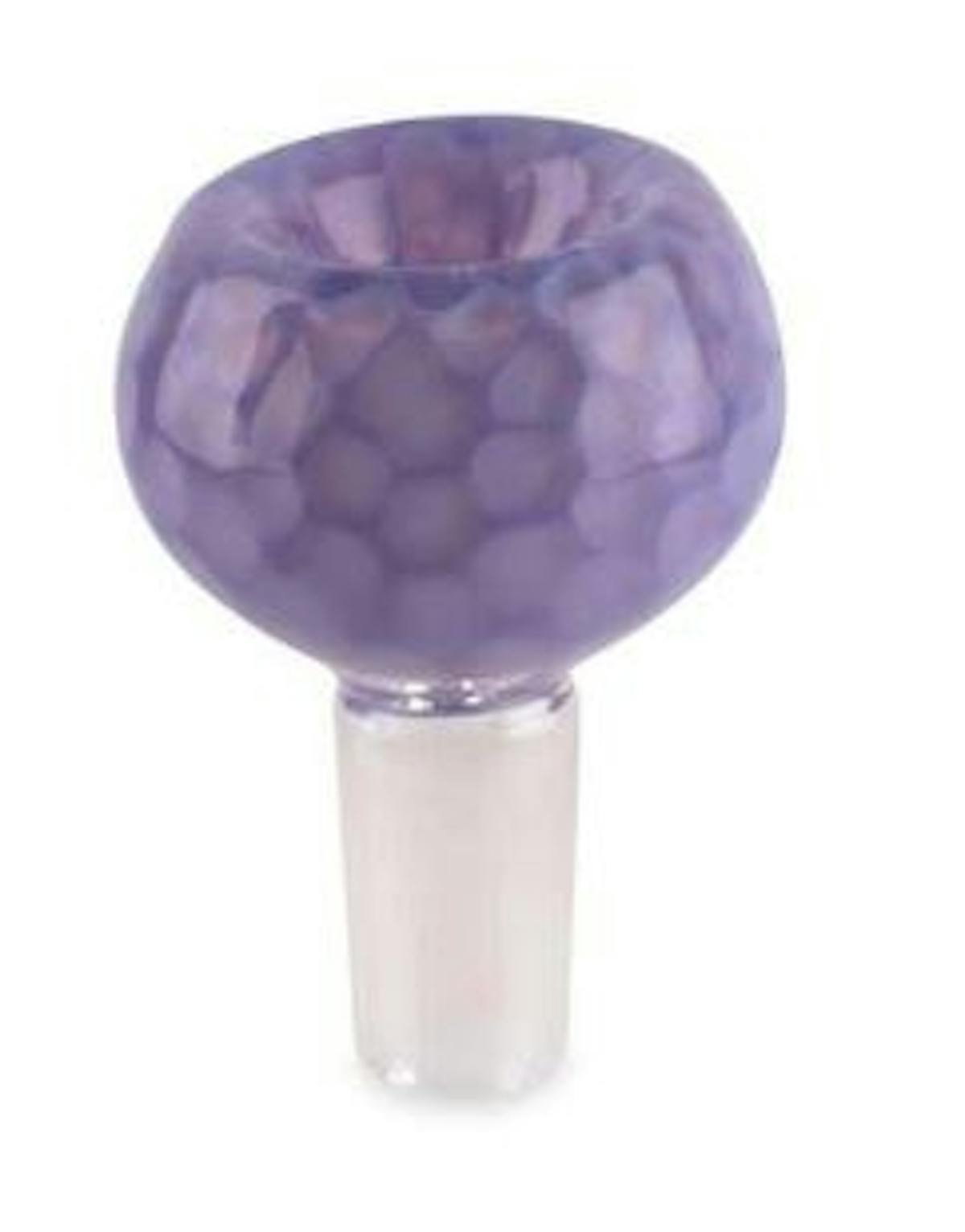 Image of Purple Slyme Honeycomb | 14mm Flower Bowl