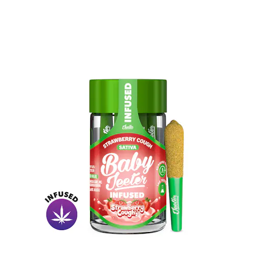 Strawberry Cough Baby Jeeter Infused Pre-Roll 5-pack | 2.5g-active
