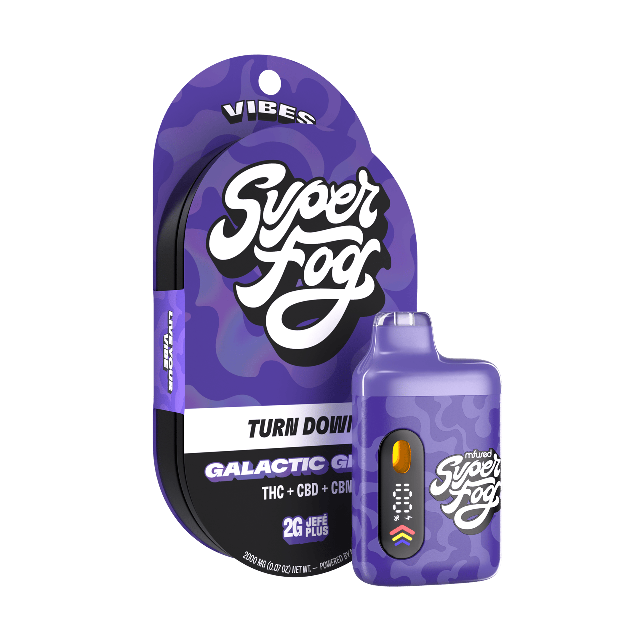 Mfused SuperFog Vibes 2g Disposable - Turn Down