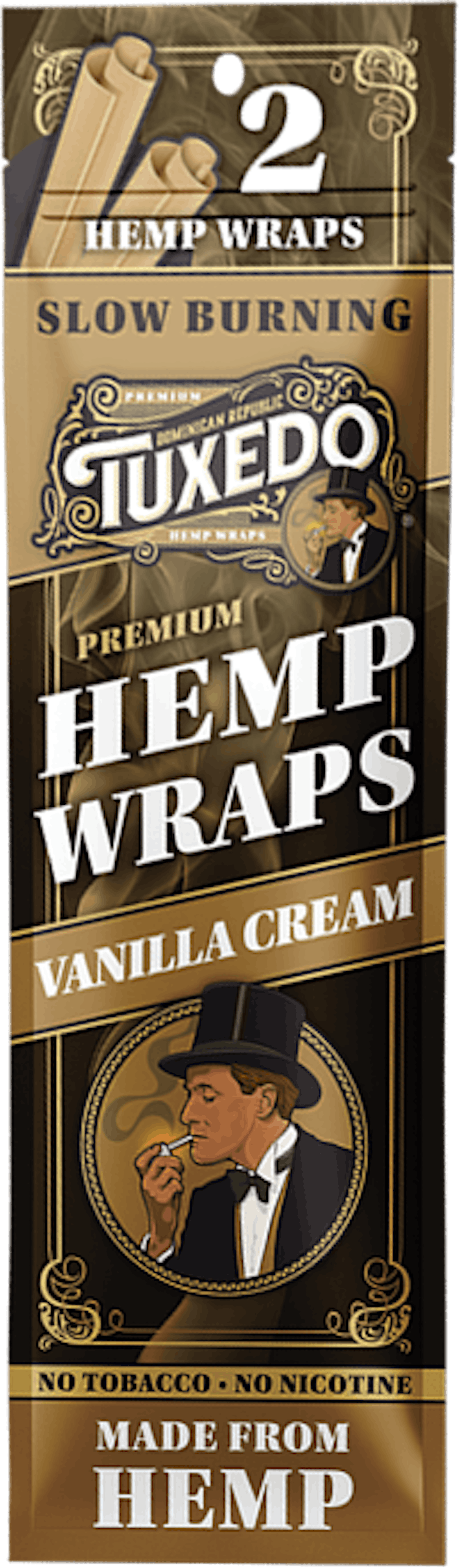 Image of Vanilla Cream | 2pk Hemp Wraps | Tuxedo