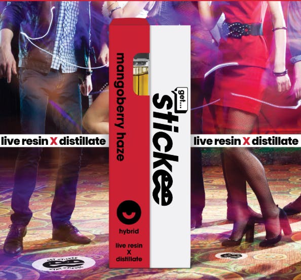 Mangoberry Haze | 510 Thread | Live Resin x Liquid Diamonds | Stickee