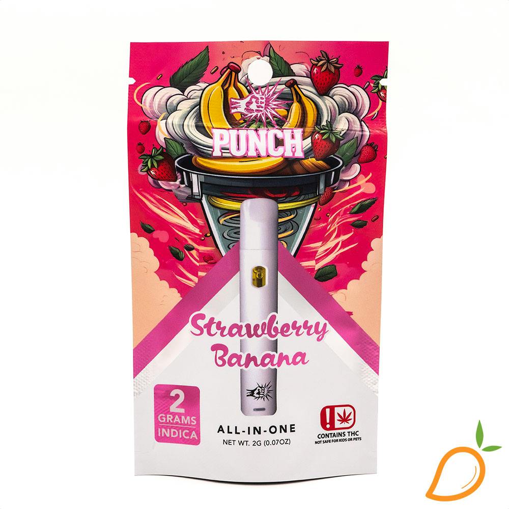 evolve disposable vape pen 2g Strawberry Banana Disposable Vape Punch Extracts