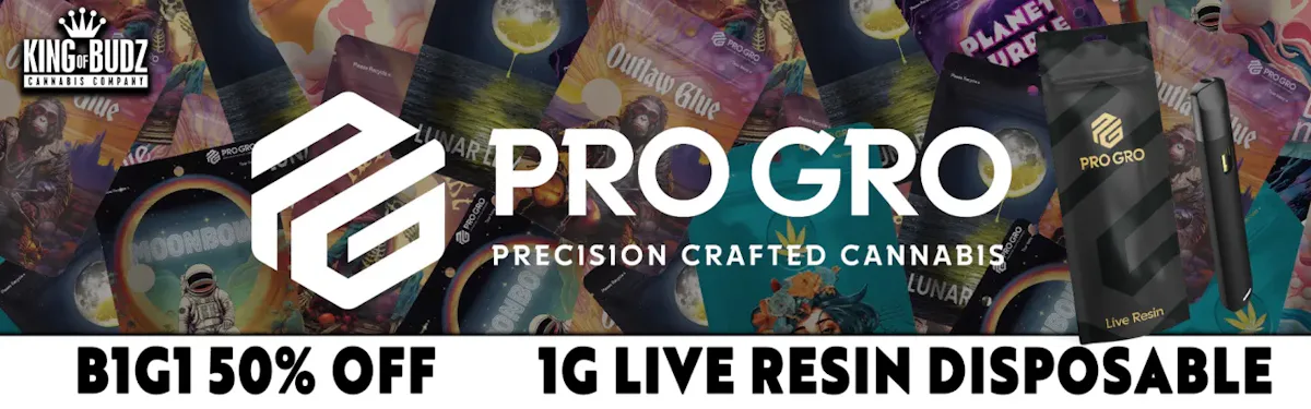 Pro Gro 1g Live Resin Disposable - B1G1 50 Percent OFF