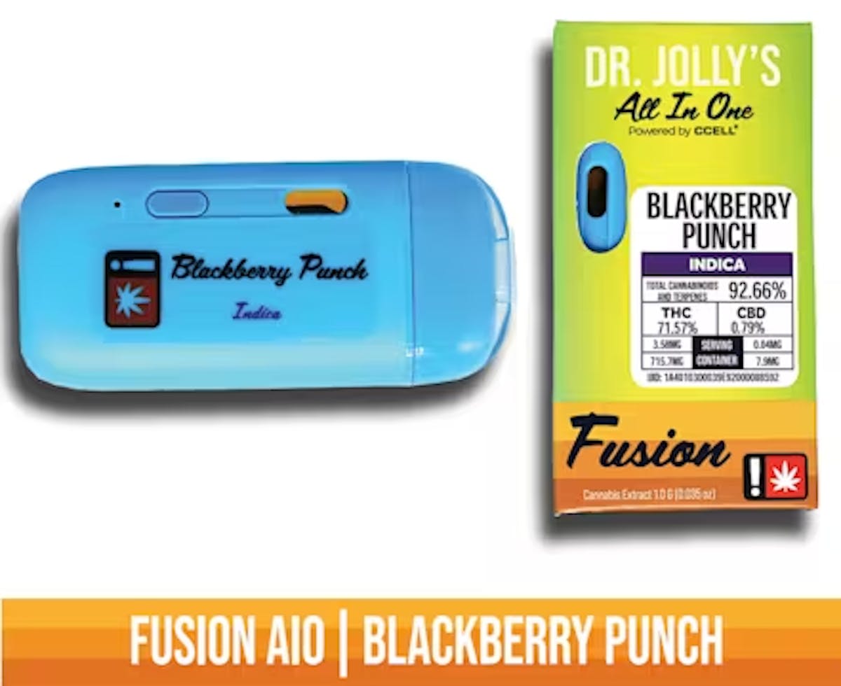Dr. Jolly's 1g BLACKBERRY PUNCH Fusion All-In-One Pen 1g
