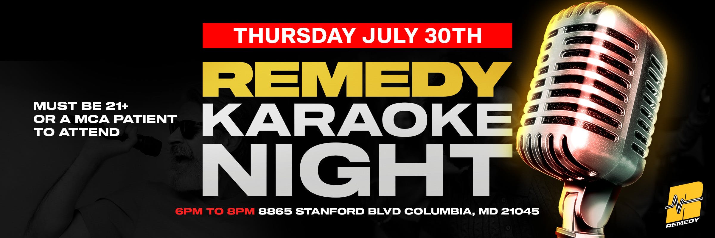 REMEDY KARAOKE NIGHT AT REMEDY COLUMBIA MARYLAND