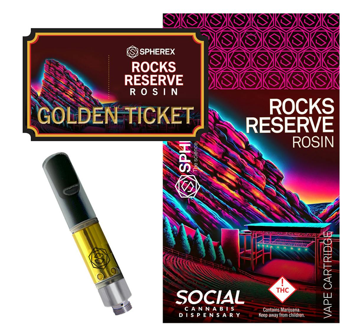 Photo of Spherex – Rocks Reserve Rosin Cartridge – Trees OG (H)
