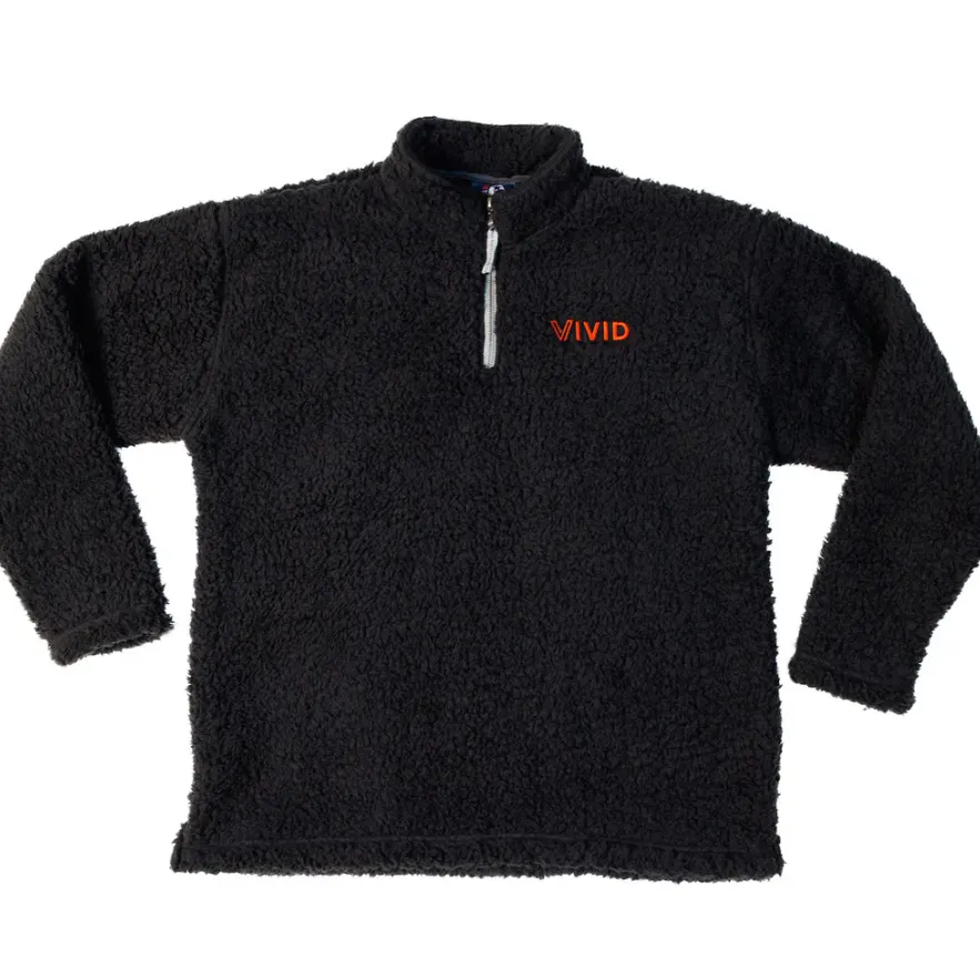 Vivid Sherpa Black Jacket - XL at Blue Sage Cannabis Deli - Belton